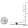 Dazzlingrock Collection 10K 5mm Each Round Cut Ladies Solitaire Stud Earrings, Yellow Gold