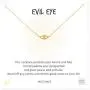 MUSTHAVE Evil Eye 18K Gold Plated Necklace with Message Card, Yellow and White Color, Anchor Chain, Best Gift Necklace, Size 16 inch + 2 inch Extender, Evil Eye Pendant, Gift Card MUSTHAVE Evil Eye 18K Gold Plated Necklace with Message Card, Yellow and White Color, Anchor Chain, Best Gift Necklace, Size 16 inch + 2 inch Extender, Evil Eye Pendant, Gift Card