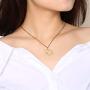 VNOX Personalized Custom 2/3/4/5 Piece Heart Puzzle Piece Necklace Set BBF Friendship Necklace for 2/3/4/5