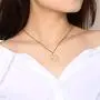 VNOX Personalized Custom 2/3/4/5 Piece Heart Puzzle Piece Necklace Set BBF Friendship Necklace for 2/3/4/5