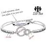 Zuo Bao Memorial Jewelry Sympathy Gift A Piece of My Heart Lives in Heaven Bracelet Loss Jewelry Gift