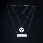 G-Ahora Mother and Daughter Bar Necklace Set of 2 3 with Matching Broken Heart Big Sis Mid Sis Lil Sis Mothers Day Jewelry Gift for Mom and Daughters