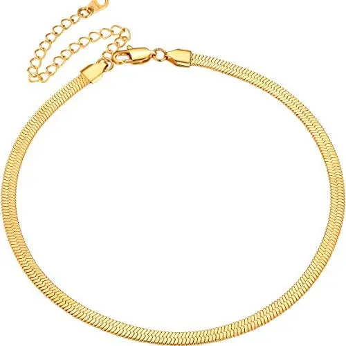 ChainsPro Girls Layered Necklace, Choker, Snake Calvice Chain, Delicate Dainty Jewelry, with Durable Clasp, 3/5MM Width, 12“/15''/18”(Send Gift Box) ChainsPro Girls Layered Necklace, Choker, Snake Calvice Chain, Delicate Dainty Jewelry, with Durable Clasp, 3/5MM Width, 12“/15''/18”(Send Gift Box)