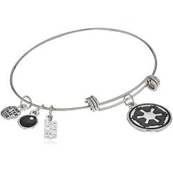 Star Wars Jewelry Galactic Empire Symbol Expandable Charm Bracelet, 7.5''