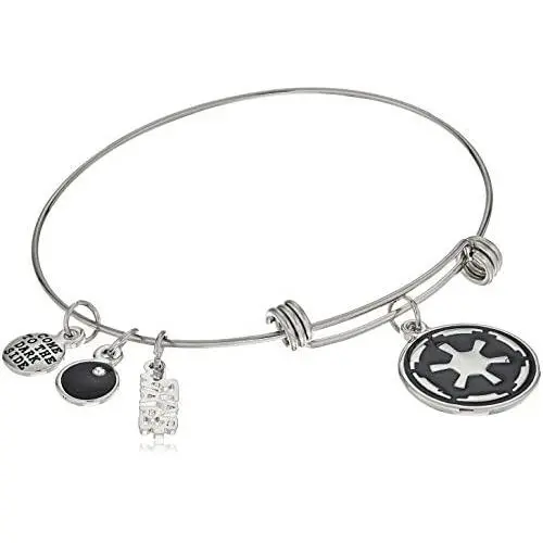 Star Wars Jewelry Galactic Empire Symbol Expandable Charm Bracelet, 7.5'' Star Wars Jewelry Galactic Empire Symbol Expandable Charm Bracelet, 7.5''