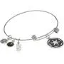 Star Wars Jewelry Galactic Empire Symbol Expandable Charm Bracelet, 7.5'' Star Wars Jewelry Galactic Empire Symbol Expandable Charm Bracelet, 7.5''