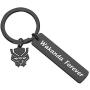 BAUNA Wakanda Forever Keychain Inspirational Gifts for Hero Fans Wakanda King Memorial Jewelry