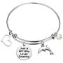 FAADBUK Funny Dolphins Bracelet Animal Lover Gift Just A Girl Who Loves Dolphins Jewelry Bracelet Dolphins Lover Gift Dolphins Jewelry