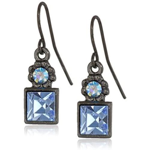 1928 Jewelry Colored Square Drop Earrings