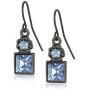 1928 Jewelry Colored Square Drop Earrings