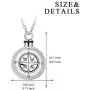 Angel caller Sterling Silver Vintage Nautical Compass Pendant Necklace for Unisex,18'',Enjoy The Journey,Pendant for Travel, Long Distance, Graduation Gift Angel caller Sterling Silver Vintage Nautical Compass Pendant Necklace for Unisex,18'',Enjoy The Journey,Pendant for Travel, Long Distance, Graduation Gift