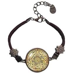 Handmade Fashion Jewelry Symbol The Seal of the Seven Archangels Bracelet Pendant Charm Olympic Spirits Cosplay