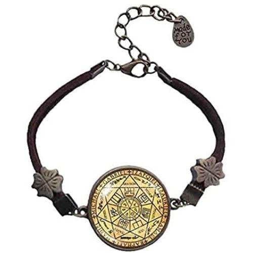 Handmade Fashion Jewelry Symbol The Seal of the Seven Archangels Bracelet Pendant Charm Olympic Spirits Cosplay