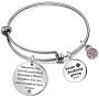 JQFEN Inspirational Jewelry Bracelets Whenever You Feel Overwhelmed Remember Inspirational Gift for Daughter