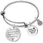 JQFEN Inspirational Jewelry Bracelets Whenever You Feel Overwhelmed Remember Inspirational Gift for Daughter