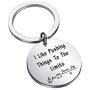 AKTAP Algebra Mathematics Gift Math Teacher Keychain I Like Pushing Things to The Limits Math Jewelry for Math Geek Mathematician Math Student Graduation Gift