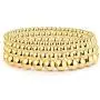 Gold Beaded Bracelets for Women, 14K Gold Plated Bead Ball Layered Bracelets Set Copper Beads Stackable Elastic Stretch Gold Bracelets Fashion Beaded Jewelry Gold Beaded Bracelets for Women, 14K Gold Plated Bead Ball Layered Bracelets Set Copper Beads Stackable Elastic Stretch Gold Bracelets Fashion Beaded Jewelry