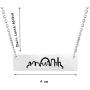 AKTAP City Skyline Necklace St.Louis America City Necklace Missouri City Map Jewelry