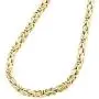 Mens Real 10K Yellow Gold Box Byzantine Link Chain 3.10mm Necklace 22-30 Inches