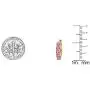 Dazzlingrock Collection 1.00 Carat (ctw) 18K Ladies Huggies Hoop Earrings 1 CT, Yellow Gold Dazzlingrock Collection 1.00 Carat (ctw) 18K Ladies Huggies Hoop Earrings 1 CT, Yellow Gold