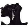 Silver Palace 925 Sterling Silver Natural Gemstone Drop Dangle Earrings for Women