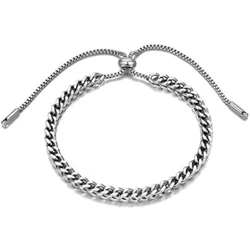 AAABBB Original Design Fashion Stainless Steel Link Chain Bracelets for Women Hiphop/Rock Adjustable Bracelet Jewelry AAABBB Original Design Fashion Stainless Steel Link Chain Bracelets for Women Hiphop/Rock Adjustable Bracelet Jewelry