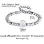 PROSTEEL Stainless Steel Serenity Prayer Bracelet Praying Hands Rosary Bead Religious Vintage Jewelry for Men/Women, fits Wrist from 5.9 to 7.9