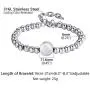 PROSTEEL Stainless Steel Serenity Prayer Bracelet Praying Hands Rosary Bead Religious Vintage Jewelry for Men/Women, fits Wrist from 5.9 to 7.9