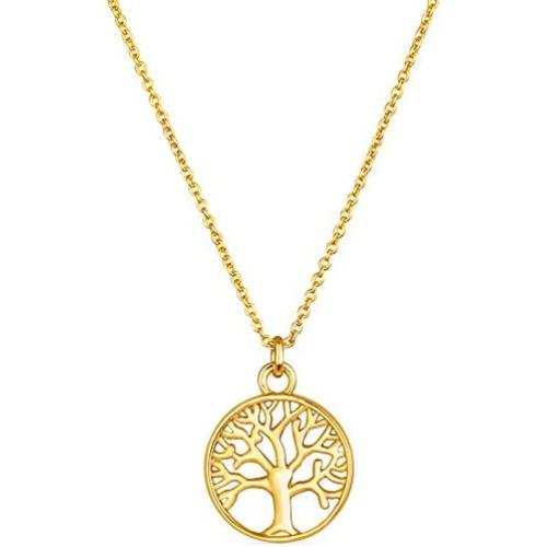 Benevolence LA 14k Gold Tree of Life Necklace for Women | Gold Tree of Life Pendant Necklace | Necklace Tree of Life Jewelry for Women | Long Gold Necklaces for Women