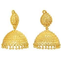 Bodha 24K Gold Plated Big Size Jhumkas for Women (SJ_1111)