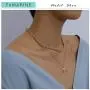 FAMARINE Gold Choker Layered Necklace for Women 4MM, Fashion Geometric Pandent 2 Layered Necklaces for Teen Girls Gift, 18K Gold Plated FAMARINE Gold Choker Layered Necklace for Women 4MM, Fashion Geometric Pandent 2 Layered Necklaces for Teen Girls Gift, 18K Gold Plated