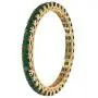 Ratnavali Jewels CZ Zirconia Gold Tone Green Red Blue Diamond Bollywood Indian Bangles Bracelet Jewelry Women