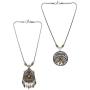 Efulgenz Boho Vintage Antique Ethnic Gypsy Tribal Indian Oxidized Gold Silver Statement Peacock Pendant Necklace Jewelry