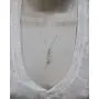 MIXIA Fashion 3D DNA Double Helix Necklace Silver Gold DNA Necklace Pendant Biological Symbol Unique Science Jewelry for Women