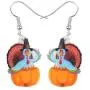 NEWEI Acrylic Thanksgiving Anime Turkey Earrings For Women kid Girl Fashion Charm Jewelry Gifts