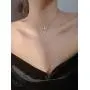 SLUYNZ 925 Sterling Silver Layered Necklace Chain Star Moon Choker Necklace for Women Teen Girls Layering Chain Choker