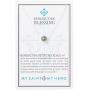 My Saint My Hero Benedictine Petite Necklace - Silver tone, includes floating silver Benedictine Medal of Protection