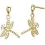 Agvana Sterling Silver Gold Cubic Zirconia Dragonfly Dangle Earrings Bracelet Pendant Necklace Anniversary Birthday Gifts Jewelry for Women Girls Mom Grandma Wife Girlfriend Daughter Her Agvana Sterling Silver Gold Cubic Zirconia Dragonfly Dangle Earrings Bracelet Pendant Necklace Anniversary Birthday Gifts Jewelry for Women Girls Mom Grandma Wife Girlfriend Daughter Her
