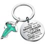 SEIRAA Elven Green Leaf Movie Inspired Jewelry Gift for Fans Always Remember You’re Braver Than You Believed Key Chain