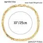 kelistom Gold Anklet for Women Teen Girls, 14K Gold / 18K Gold/Platinum Plated Flat Mariner Link Chain Ankle Bracelets for Women 9 10 11 inches kelistom Gold Anklet for Women Teen Girls, 14K Gold / 18K Gold/Platinum Plated Flat Mariner Link Chain Ankle Bracelets for Women 9 10 11 inches