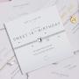 Katie Loxton a Little Birthday Celebration Womens Stretch Adjustable Band Fashion Charm Bracelet