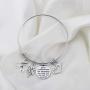 AKTAP Nurse Gift Licensed Nurse Practitioner Jewelry Underestimate The Difference You Made LPN Bangle Bracelet Gift Thank You Gift Retirement Gift for LPN