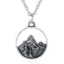 Rosa Vila 3D Mountain Range Necklace For Women, Ideal Mountains Jewelry Gift For Nature, Adventure, And Outdoor Lovers