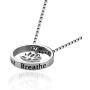 WUSUANED Lotus Flower Necklace Just Breathe Yoga Jewelry Gift for Women Girls