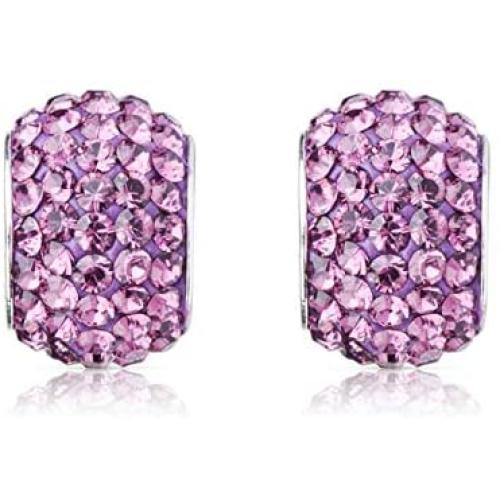 2pcs Adabele Sterling Silver Jan-Dec Birthstone Charm Beads Swarovski Crystal Elements fit All Charm Bracelets Necklace Women Girls Birthday Gift Compatible with Pandora