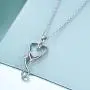 YFN Sterling Silver Caduceus Angel Nursing Themed Stethoscope Pendant Necklace 18''