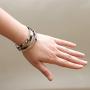 Vinjewelry Motivational Encouragement Bracelet Cuff Bangle Friend Gifts Ideas Women Personalized Jewelry Stainless Steel