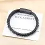 MEMGIFT FCK Anxiety Morse Code Leather Bracelets for Men Women Boys Anxiety Relief Items Funny Inspirational MEMGIFT FCK Anxiety Morse Code Leather Bracelets for Men Women Boys Anxiety Relief Items Funny Inspirational