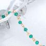 Olbye Rainbow Moonstone Necklace Choker Simple Necklace Personalize Everyday Necklace Jewelry for Women and Girls
