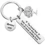 CYTING Bonus Son Keychain The Bond That Links Us is Never Ending Love Blended Family Jewelry Adoption Gift for Son in Law/Stepson/Bonus Son/Adopted Son
